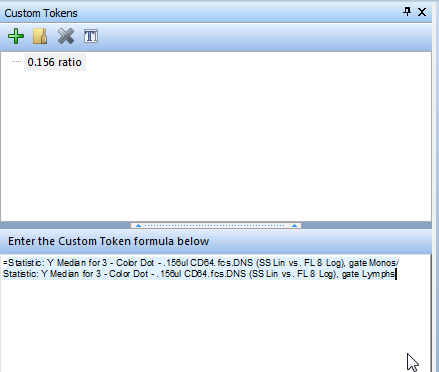 Figure T17.12  Custom Token Formula for 0.156 ratio