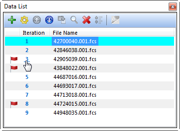 Click on the Iteration Number to view that Iteration
