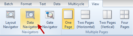 Figure T12.2  Selecting the Data Navigator Command