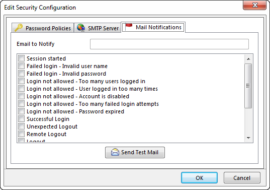 Figure 32.10 Mail Notifications Dialog