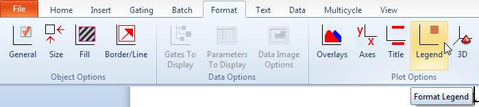 Figure T19.9  Selecting the Format Legend Command