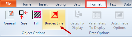 Figure T3.10  Format Border/Line Command