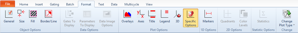 Figure T3.27  Format Specific Options Command