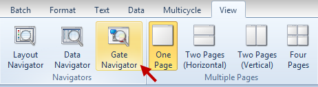 Figure T13.2  Selecting the Gate Navigator Command