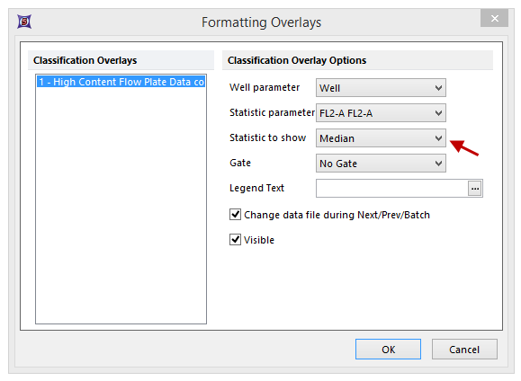 Figure T18.13b - Formatting Overlays window