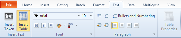 Figure T5.17  Insert Table Command