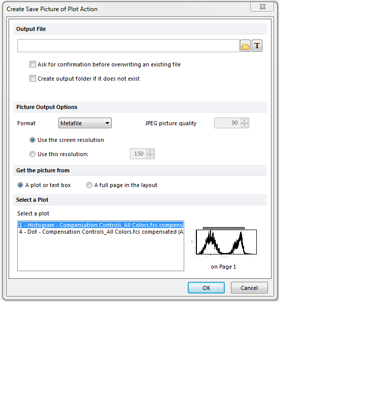 Figure 20.15  Create Save Picture of Plot Action Dialog