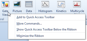 Figure 3.22  Add Command to Quick Access Toolbar