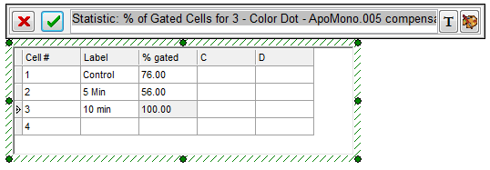Figure 11.8  Custom Data -- Inserting a Statistic Token