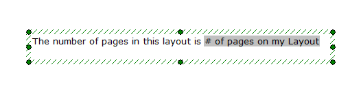 Figure 19.5  Display Text - User Defined Text