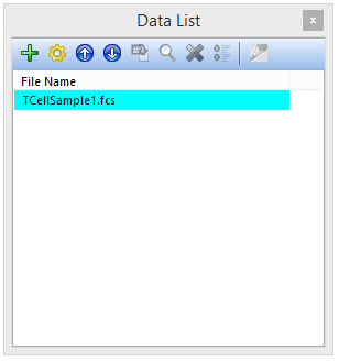 Figure T9.3  Data List Window