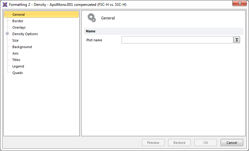 Figure T3.6  Formatting Dialog for 2D Plots