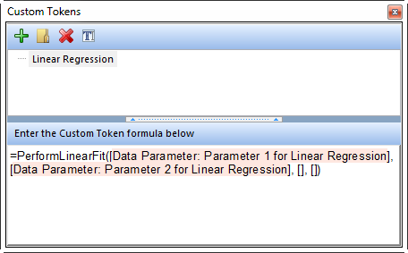 Figure 11.54  Completed Linear Regression Formula