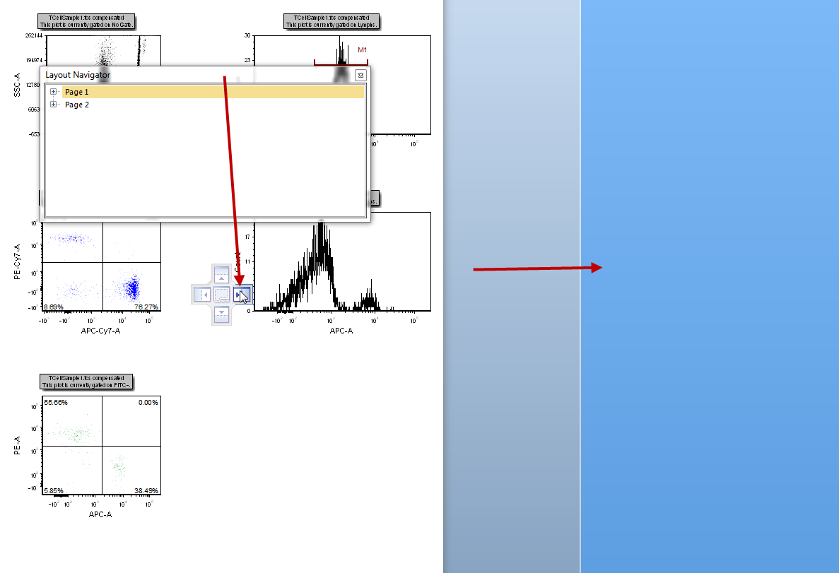 Figure T14.5  Docking the Layout Navigator