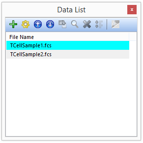 Figure T9.5  Data List with Two Files