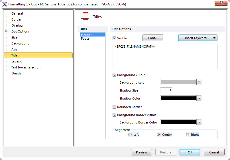 Figure 8.51  Formatting Titles