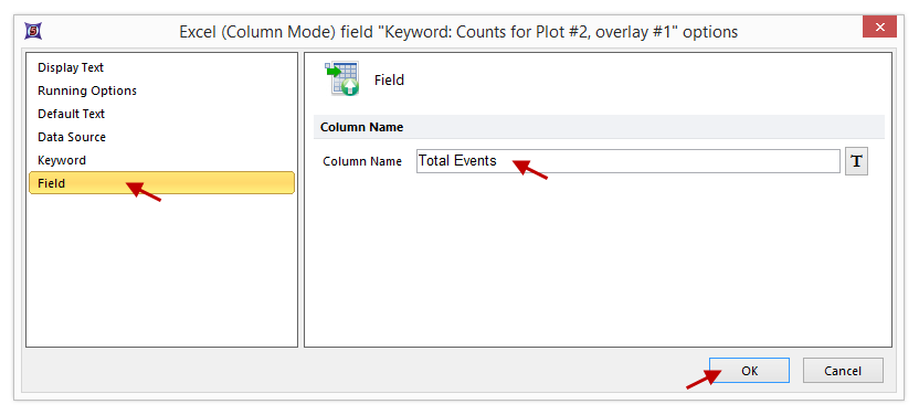 Figure T28.81   Editing the Column Name Box