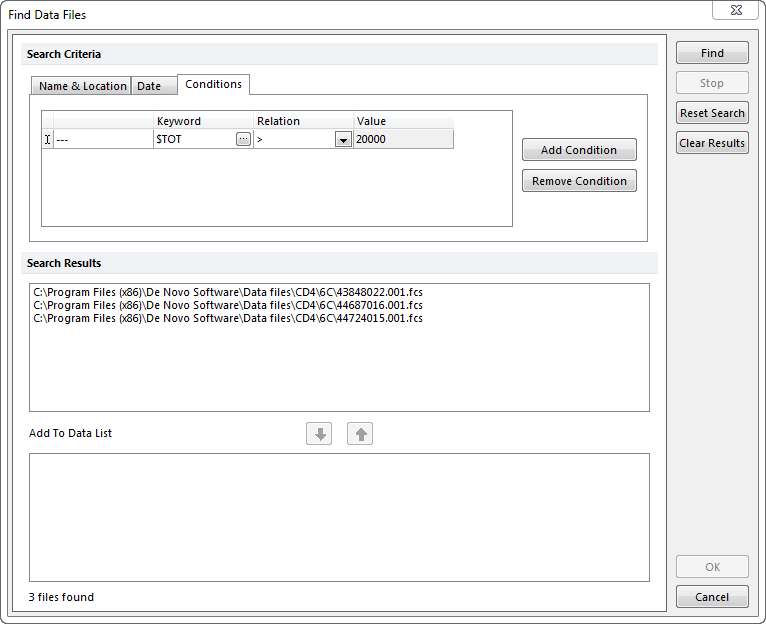 Figure 20.3  Search Files by Keyword