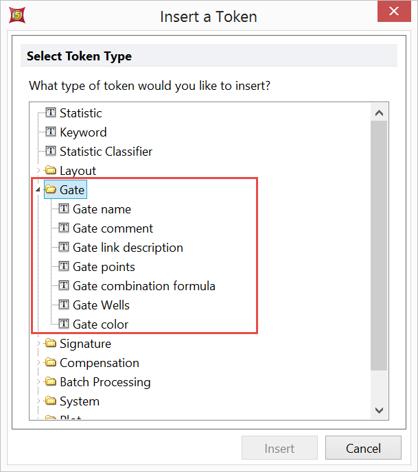 Figure 19.17  Choose a Gate Token