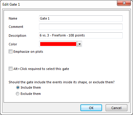 Figure 9.10  Edit Gate Dialog