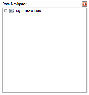 Figure 11.2  Data Navigator with Custom Data Node