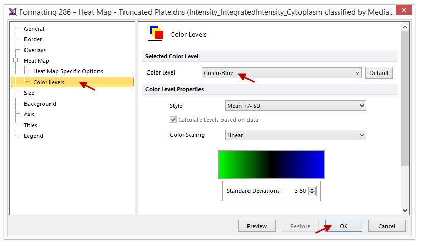 Figure T28.35  Color Formatting Option for Heat Maps