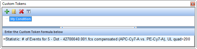 Figure 19.38  Token that Evaluates to TRUE or FALSE
