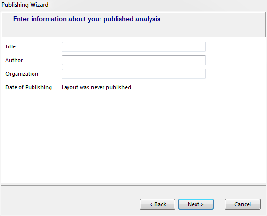 Figure 35.1  Publishing Information