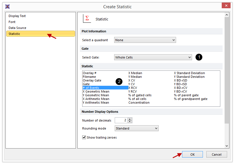 Figure T5.26  Create Statistic Dialog -- Statistic Category