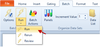 Figure T9.53 Running the Batch Process