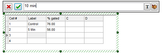 Figure 11.6  Custom Data -- Entering Text