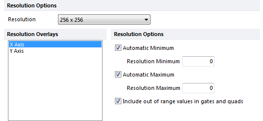 Figure 8.50  2D Plot Resolution Options