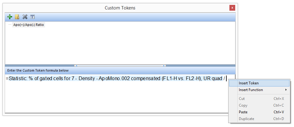 Figure T5.48  Numerator Definition for Custom Token