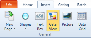 Figure T4.12 Inserting a Gate View Object