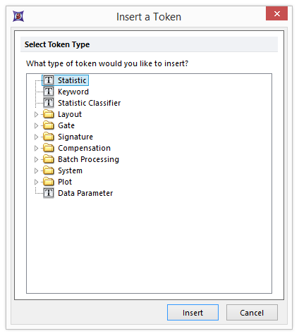 Figure T5.24  Insert a Token Dialog