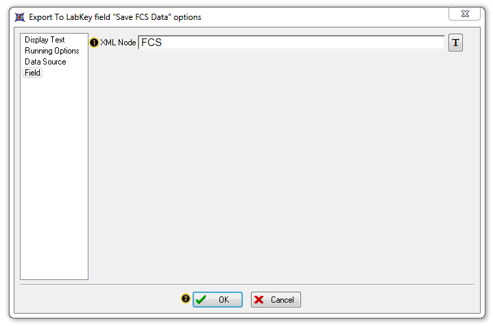 Figure T9.50 Entering text into the XML Node field