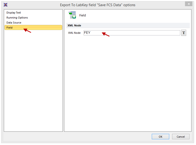 Figure T9.48 Entering text into the XML Node field