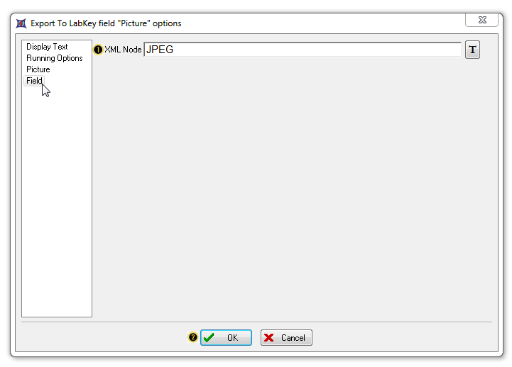 Figure T9.52 Entering text into the XML Node field
