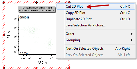 Figure T14.23  Layout Navigator 2D Plot Pop-up Menu
