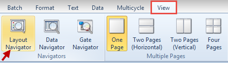 Figure T14.4  Selecting the Layout Navigator Command