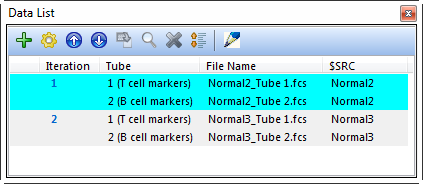 Figure T10.34 - Data List Containing More Than One Panel Iteration