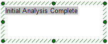 Figure 33.12 The signature token inserted in a text box.