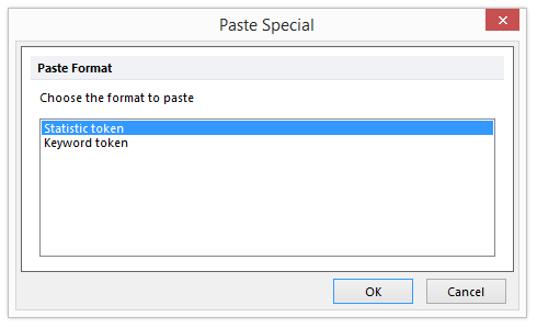 Figure T5.30  Paste Special Dialog