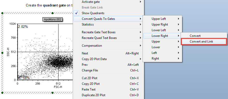 Figure T4.13  Converting a Quadrant to a Gate