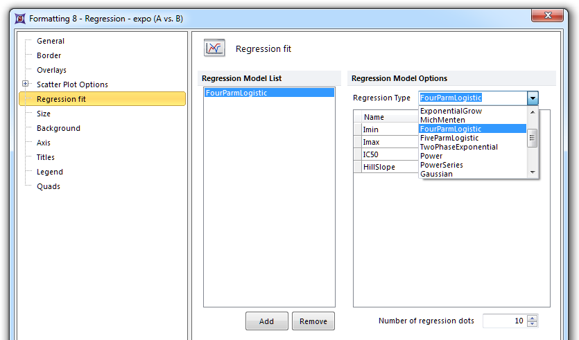 Fig. 11.37 Formatting a scatter with regression plot.