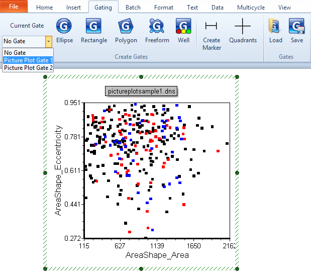 FIgure T26.13b Applying Picture Plot Gate 1