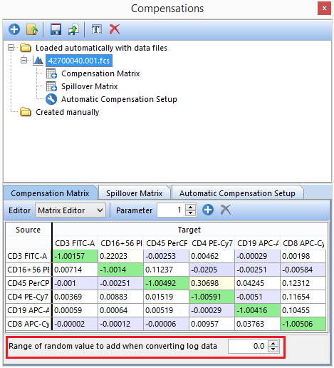 Figure 16.8 The Range of random value to add when converting log data field allows you to easily correct for digitization errors.