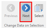 Figure T26.8 The Next button