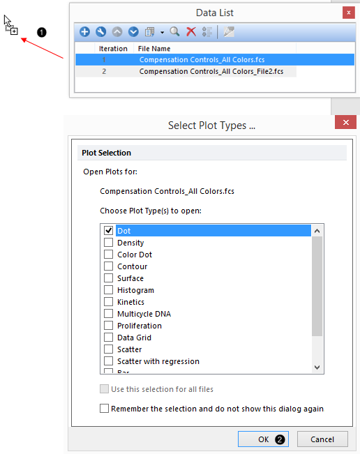 Figure 3.  Inserting a plot on the layout.