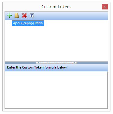 Figure T5.46 Custom Tokens Editor